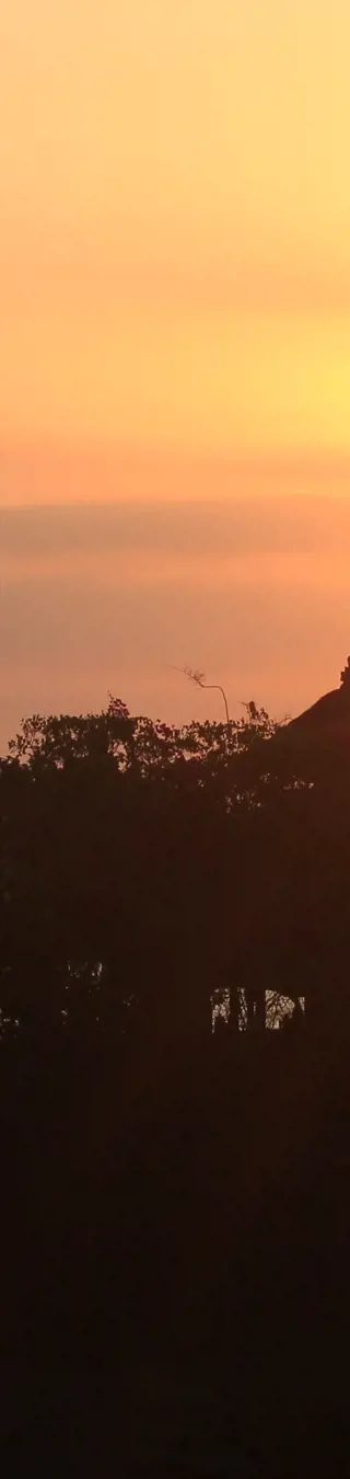 Geniesse den Sonnenuntergang